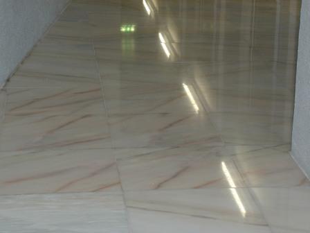 Pormenor do pavimento ap&oacute;s interven&ccedil;&atilde;o